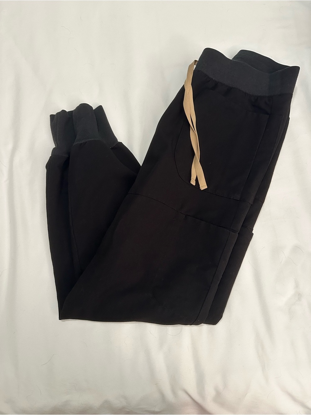 Figs Black Jogger Scrub Pants